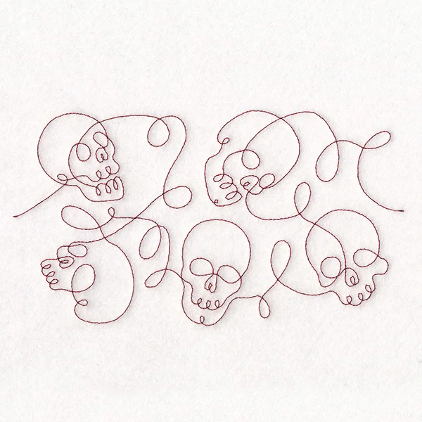 Crafty Quilters - Skulls (Edge-to-Edge Quilting) - Image 3
