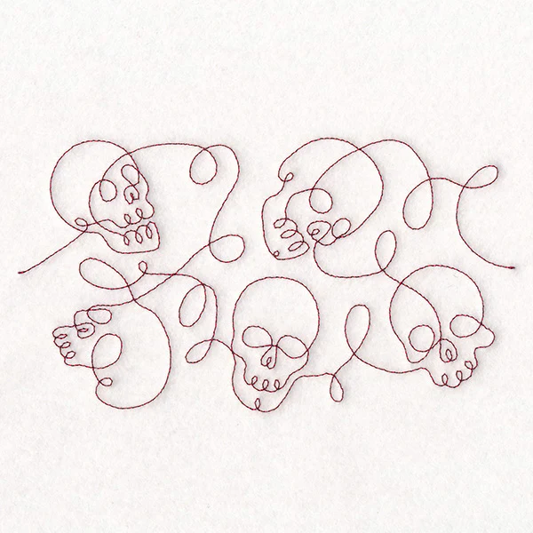 Crafty Quilters - Skulls (Edge-to-Edge Quilting) - Image 4