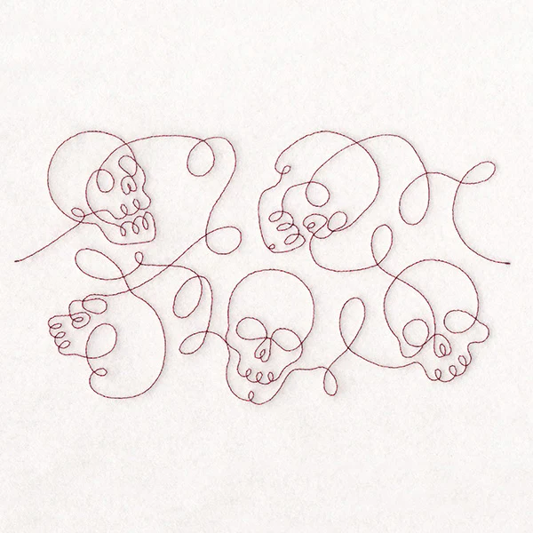 Crafty Quilters - Skulls (Edge-to-Edge Quilting) - Image 5