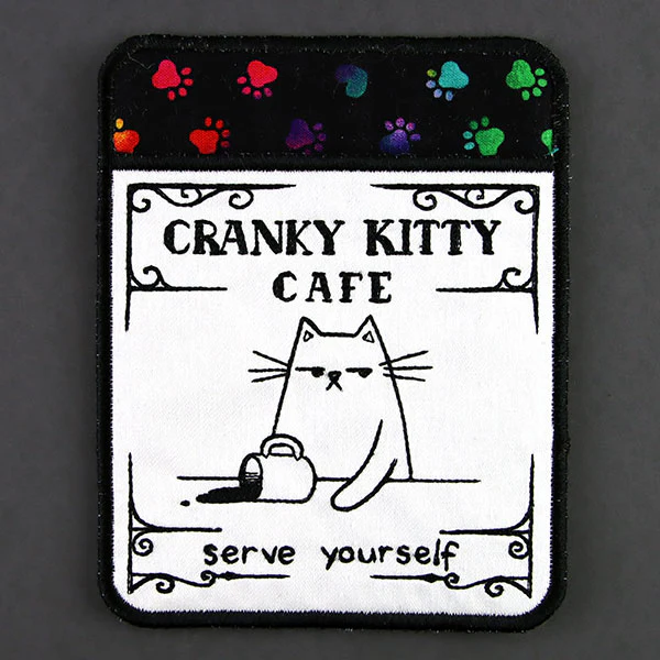 Cranky Kitty Cafe Pot Holder (In-the-Hoop) - Image 5