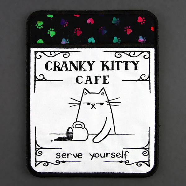 Cranky Kitty Cafe Pot Holder (In-the-Hoop) - Image 6