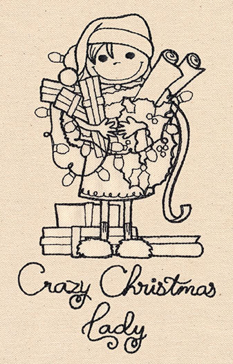 Crazy Christmas Lady - Image 2