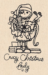 Crazy Christmas Lady - Image 3