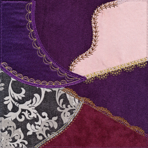 Crazy Quilt Block - Spiral (In-the-Hoop) - Image 3