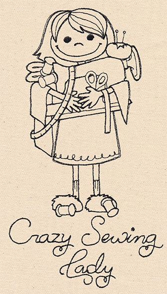 Crazy Sewing Lady - Image 4