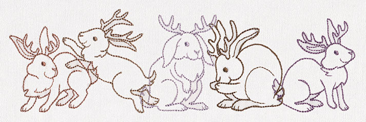 Creature Feature - Jackalope Border - Image 2