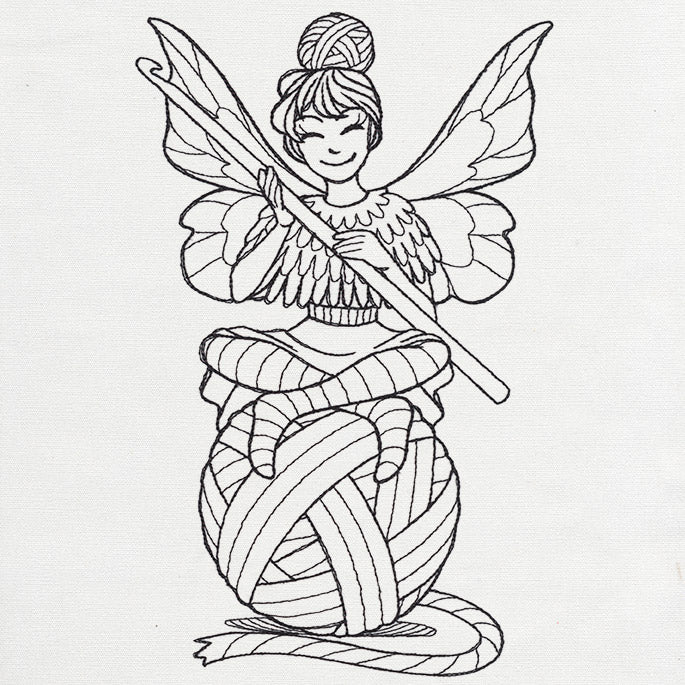 Crocheting Fairy - Image 2