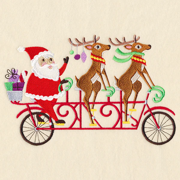 Cruisin' Christmas Santa & Reindeer - Image 2