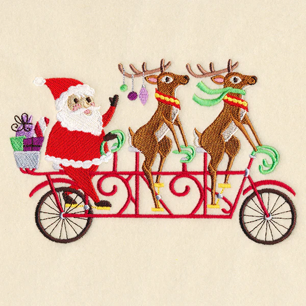 Cruisin' Christmas Santa & Reindeer - Image 4