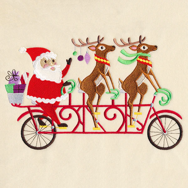 Cruisin' Christmas Santa & Reindeer - Image 5
