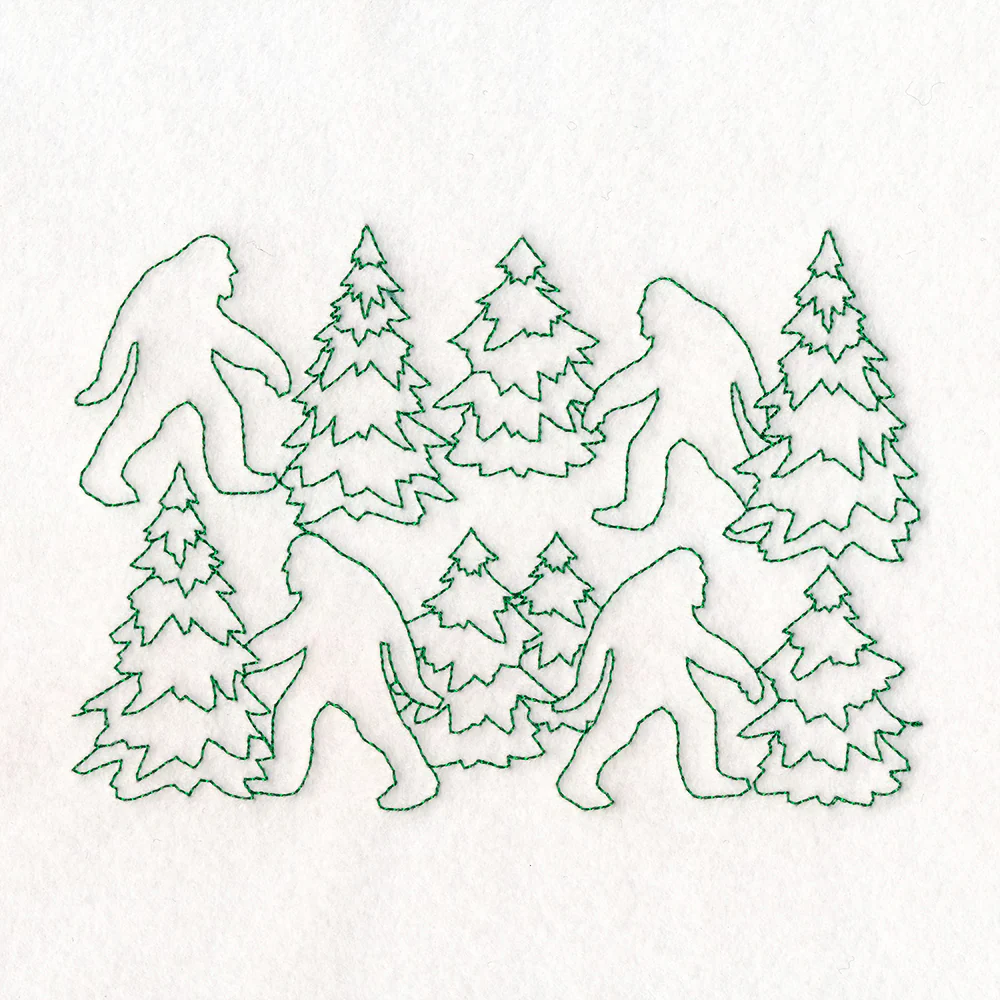 Cryptid Creatures - Bigfoot (Edge-to-Edge Quilting) - Image 6