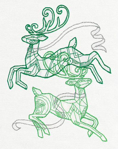 Crystal Christmas - Reindeer - Image 2