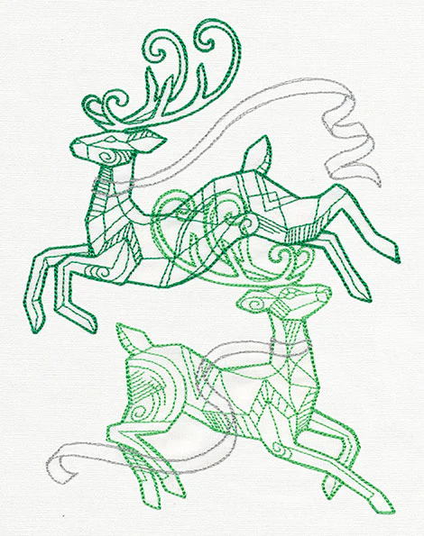 Crystal Christmas - Reindeer - Image 4