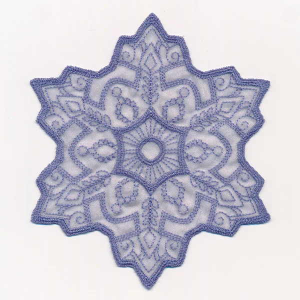 Crystal Snowflake 2 (Freestanding Organza) - Image 2