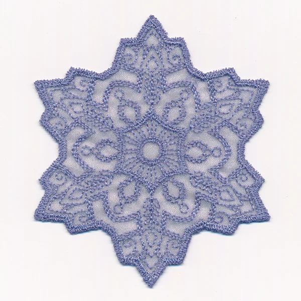 Crystal Snowflake 2 (Freestanding Organza) - Image 3