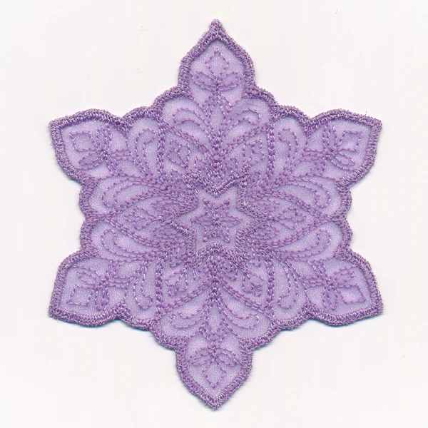 Crystal Snowflake 3 (Freestanding Organza) - Image 3