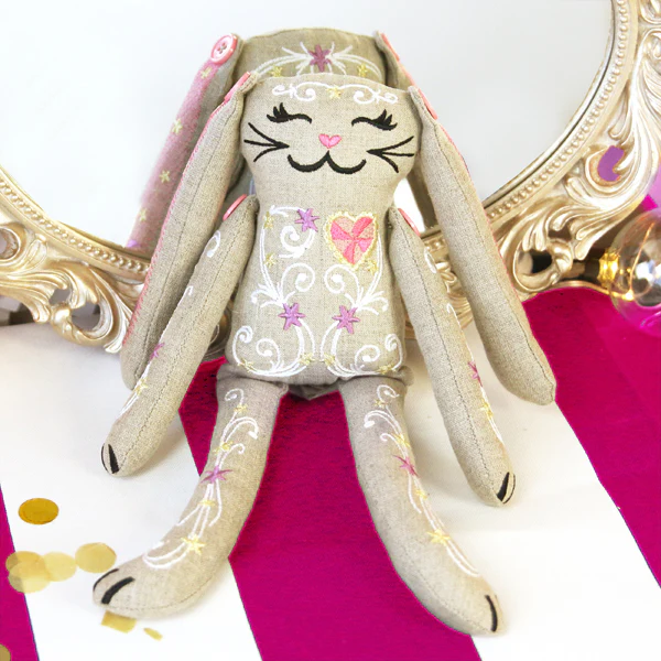 Cutie Carnival Bunny Doll (In-the-Hoop) - Image 3