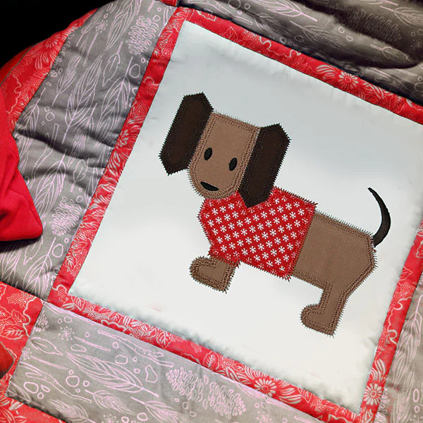Dachshund Quilt Block (In-the-Hoop) - Image 11