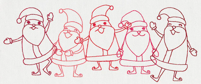 Dancing Santa Border - Image 2
