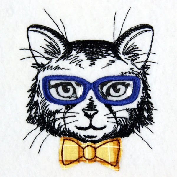 Dapper Cat (Vinyl Applique) - Image 3