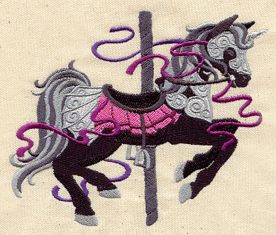 Dark Carousel Horse - Image 2
