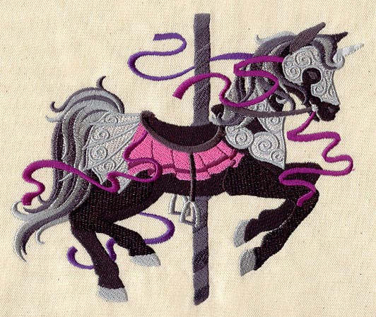 Dark Carousel Horse - Image 3