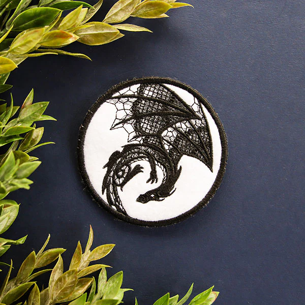 Dark Creatures Dragon Coaster (In-the-Hoop) - Image 3
