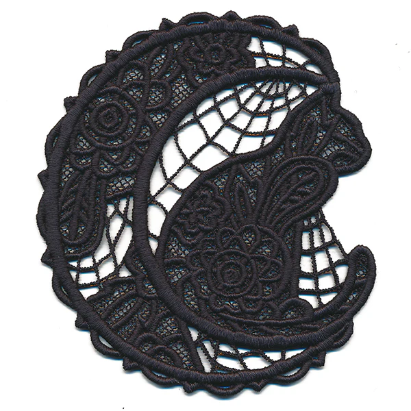 Darkly Delicate - Cat in Moon (Lace) - Image 3