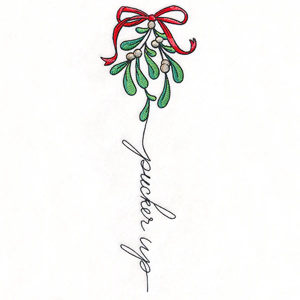 December Pucker Up Mistletoe