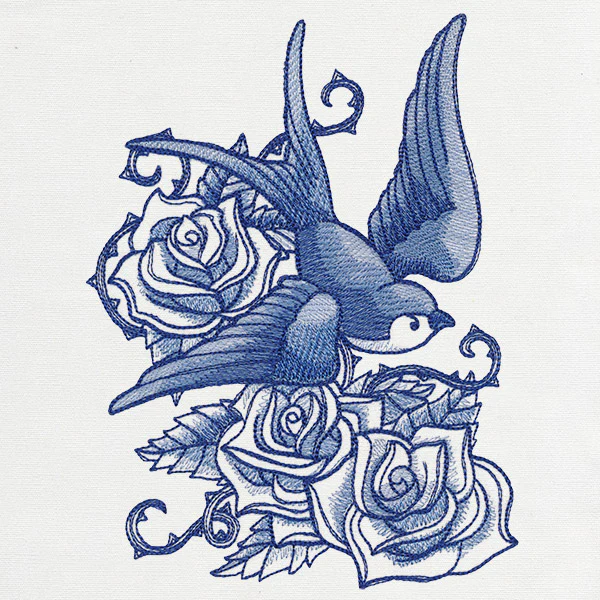 Delft Blue Swallow - Image 2