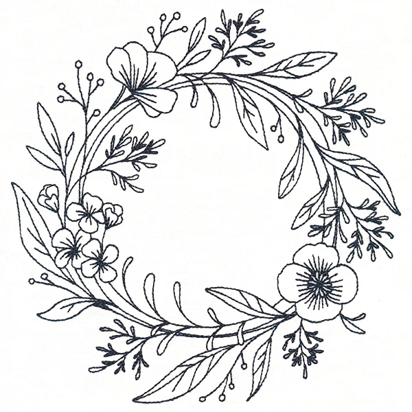 Delicate Botanical Wreath - Image 4