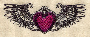 Delicate Winged Heart - Image 3