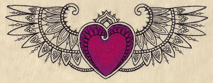 Delicate Winged Heart - Image 4