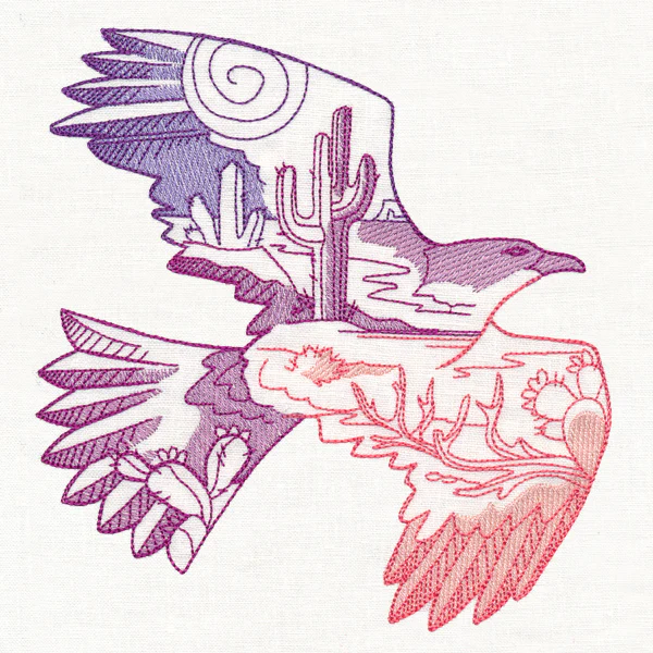 Desert Scene Hawk - Image 6