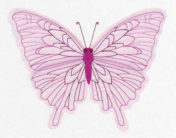 Diaphanous Butterfly (Applique)