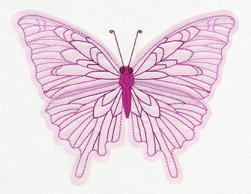 Diaphanous Butterfly (Applique) - Image 2