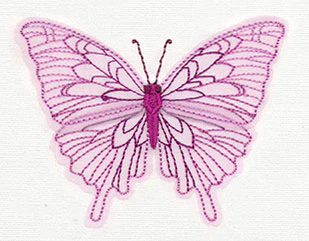 Diaphanous Butterfly (Applique) - Image 3
