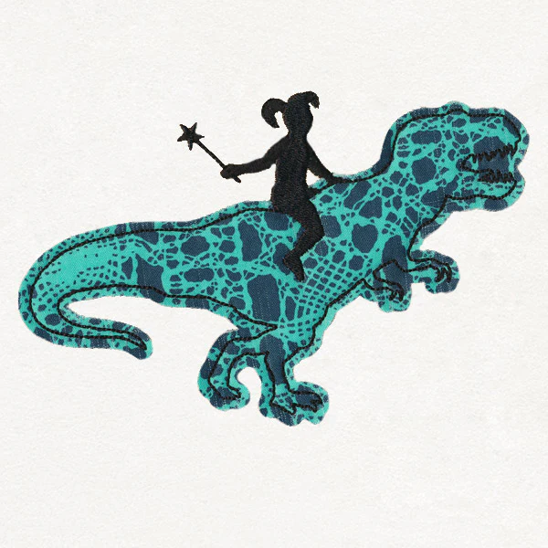 Dino Girl (Applique) - Image 4