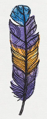 Doodle Feathers - Feather 3 - Image 3