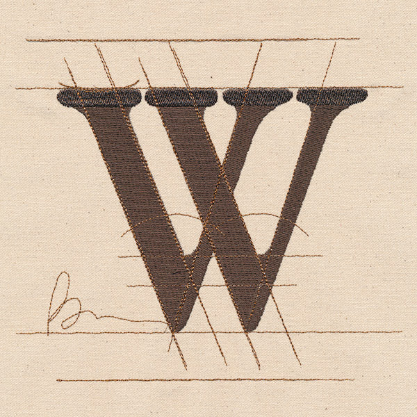 Drafting Letter W - Image 3