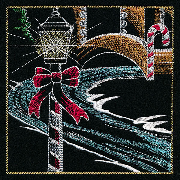 Dragons & Gingerbread Christmas Panel 5 - Image 3