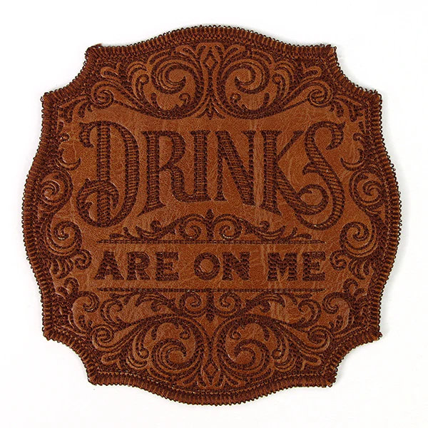 Drinks Are on Me Coaster (In-the-Hoop) - Image 6