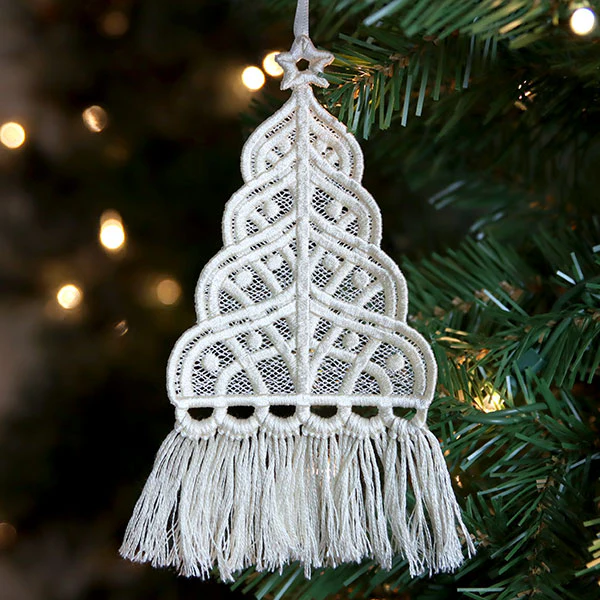 Elegance & Fringe Christmas Tree (Lace) - Image 3