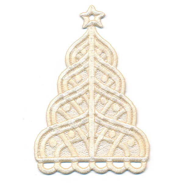 Elegance & Fringe Christmas Tree (Lace) - Image 4