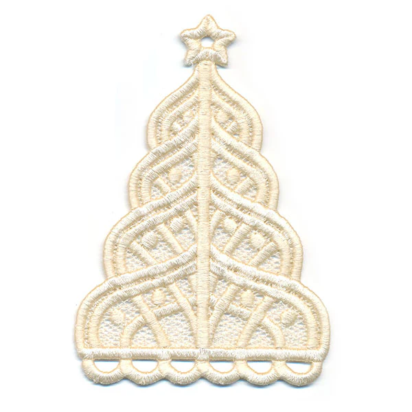 Elegance & Fringe Christmas Tree (Lace) - Image 6