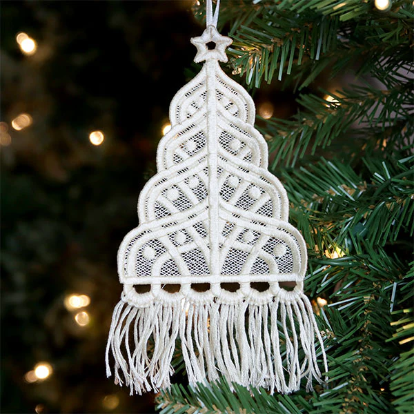 Elegance & Fringe Christmas Tree (Lace) - Image 7