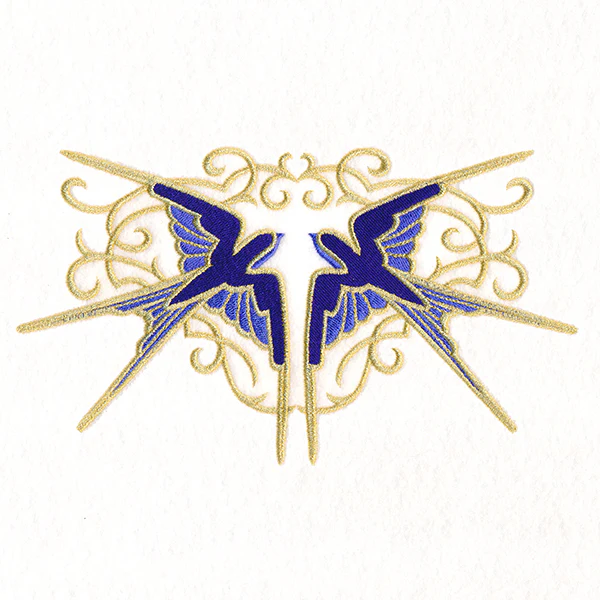 Elegant Baroque Swallows - Image 5