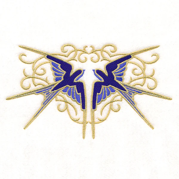 Elegant Baroque Swallows - Image 7