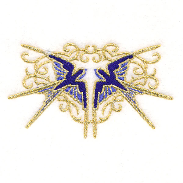 Elegant Baroque Swallows - Image 9