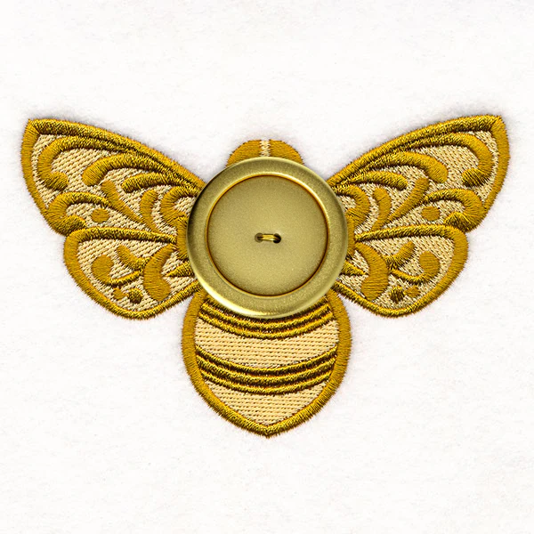Elegant Bee Buttonhole - Image 6